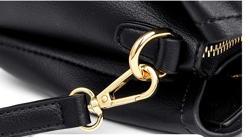 Women's Metal Letter PU Small Square Messenger Bag – Street Trend Shoulder Bag