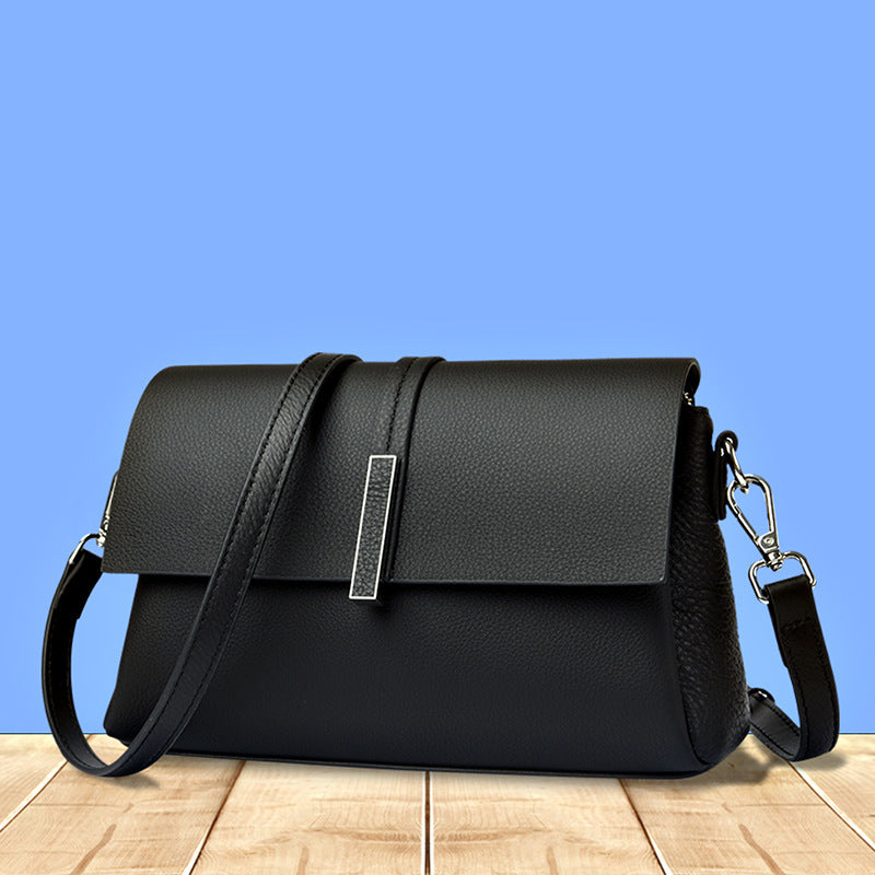 Women's First Layer Cowhide Tote Bag – Soft Genuine Leather Shoulder & Messenger Bag