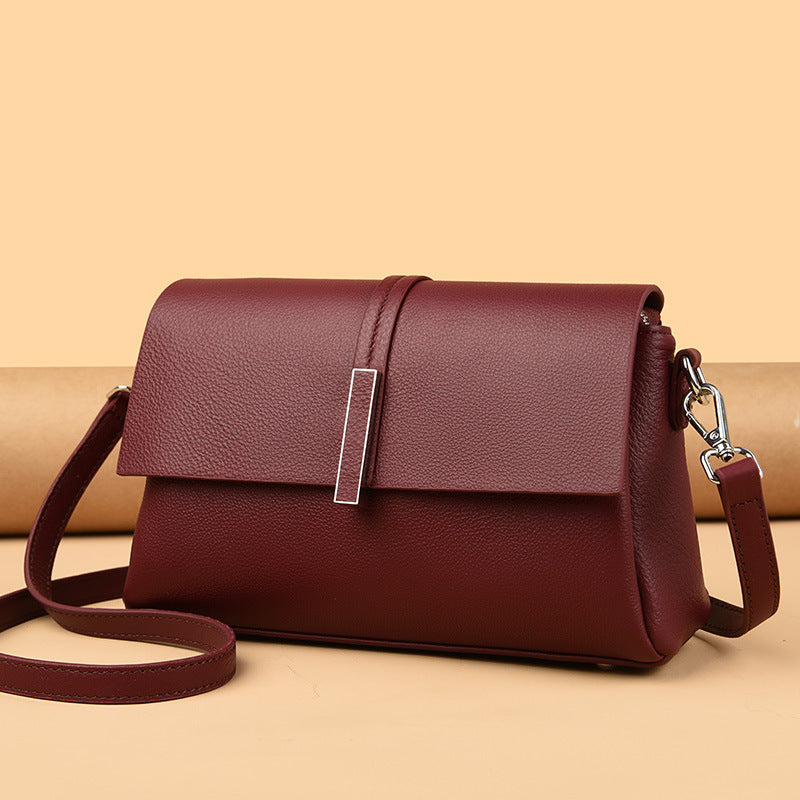 Women's First Layer Cowhide Tote Bag – Soft Genuine Leather Shoulder & Messenger Bag