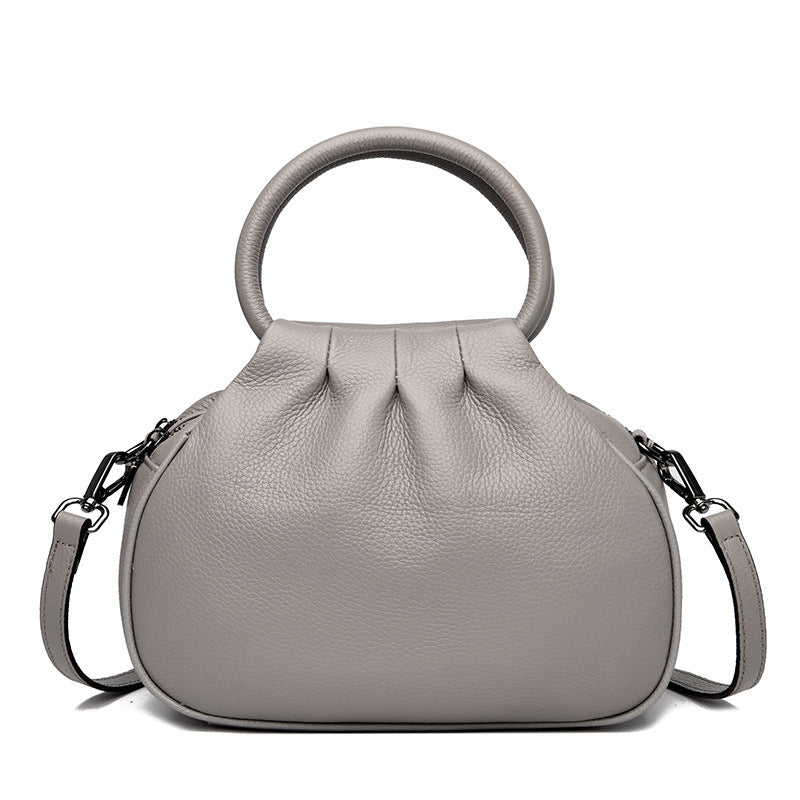 Women's Elephant Grey Crossbody Bag – Sophisticated Versatile Shoulder Bag