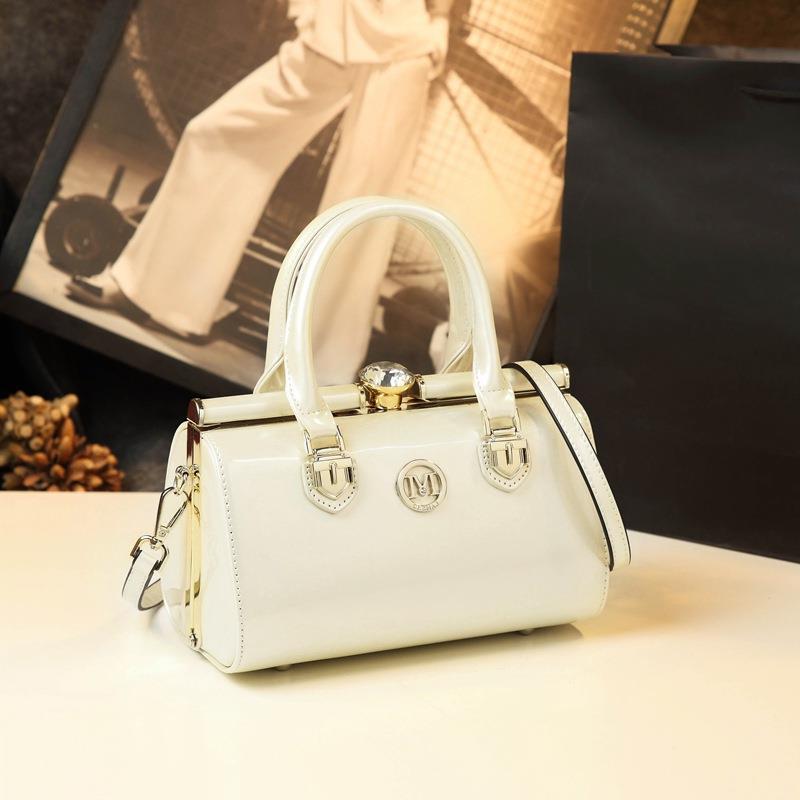 Women's Textured Patent Leather Mini Crossbody Bag – Luxury Shoulder Bag