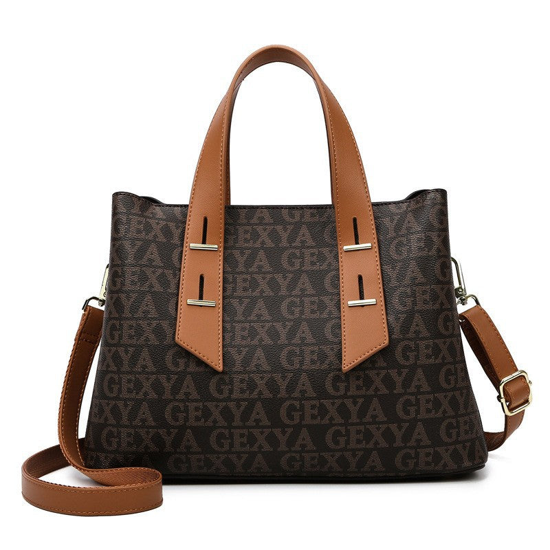 Women's Simple Shoulder Messenger Handbag – Minimalist Everyday Crossbody Bag