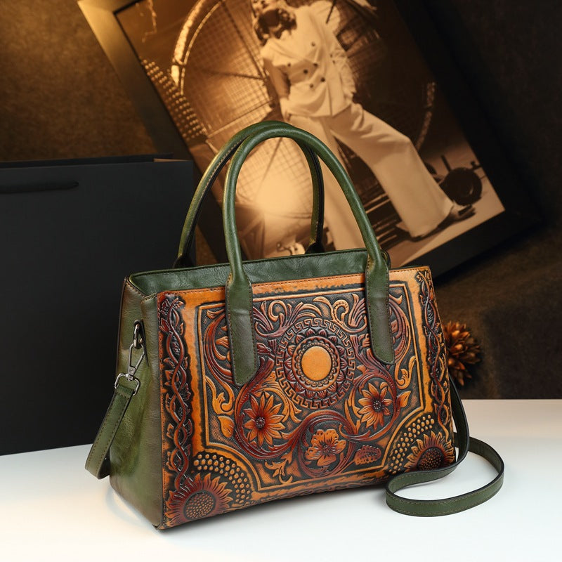 Women's Large Capacity Shoulder Bag – Simple Versatile Everyday Handbag