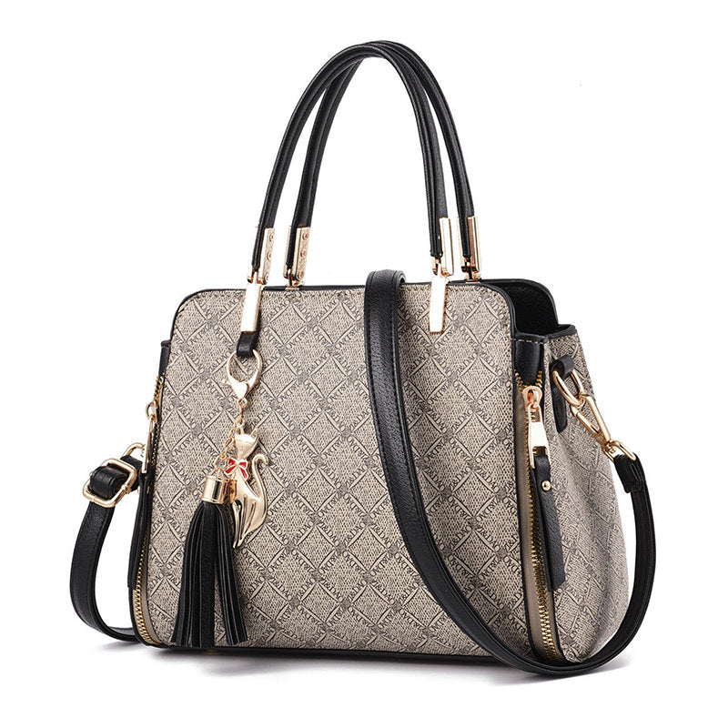 Women's High-End Shoulder & Messenger Bag – Luxury Multi-Carry Handbag