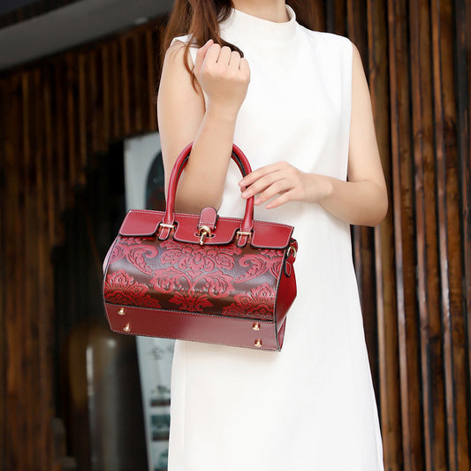 Women's Vintage Crossbody Bag – Retro Fashion Shoulder Handbag