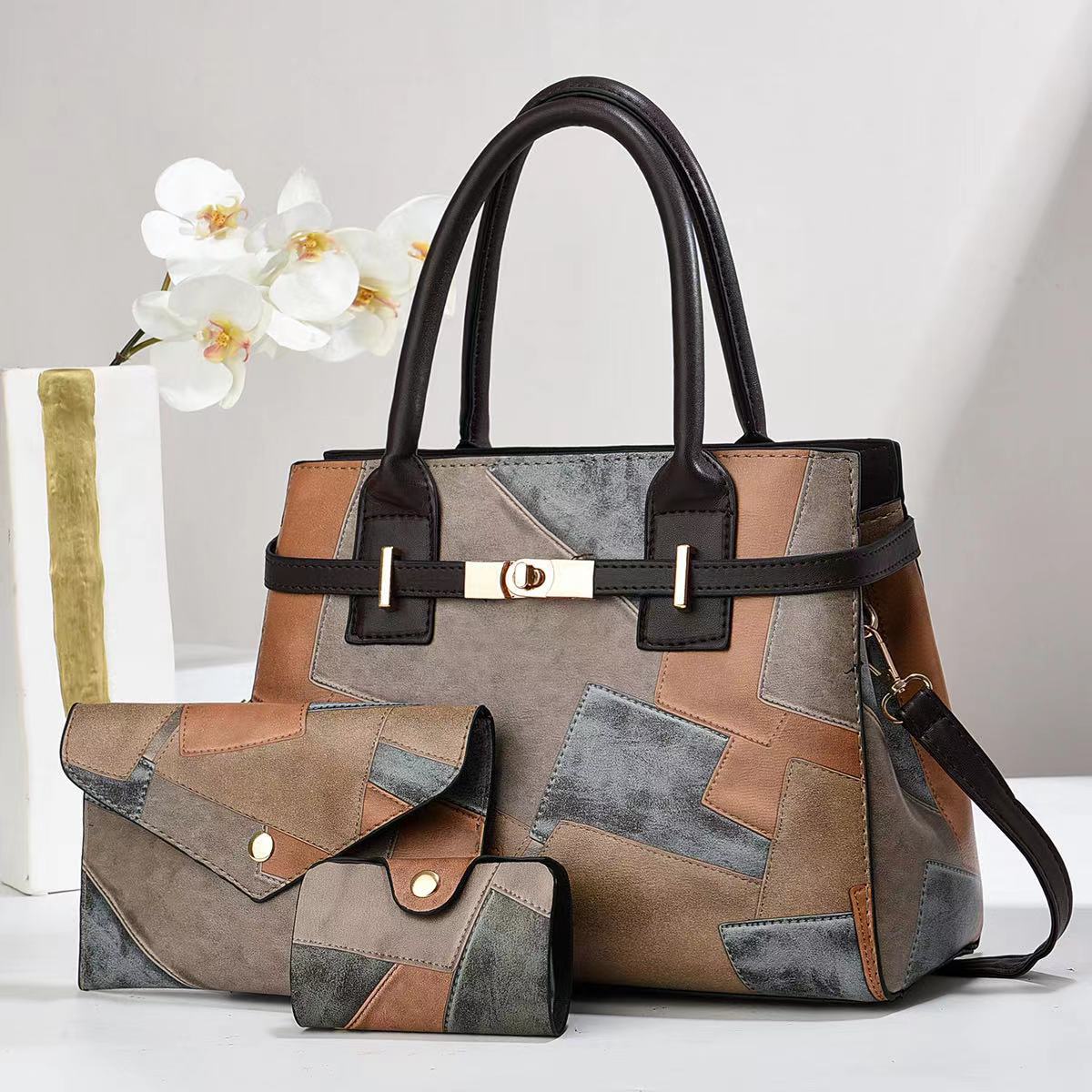 Women's Large Capacity Crossbody Shoulder Bag – Commuter Handbag for Work & Travel