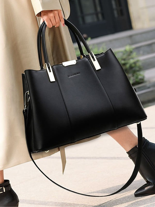 Women's High-Capacity Shoulder & Crossbody Bag – Stylish Everyday Handbag