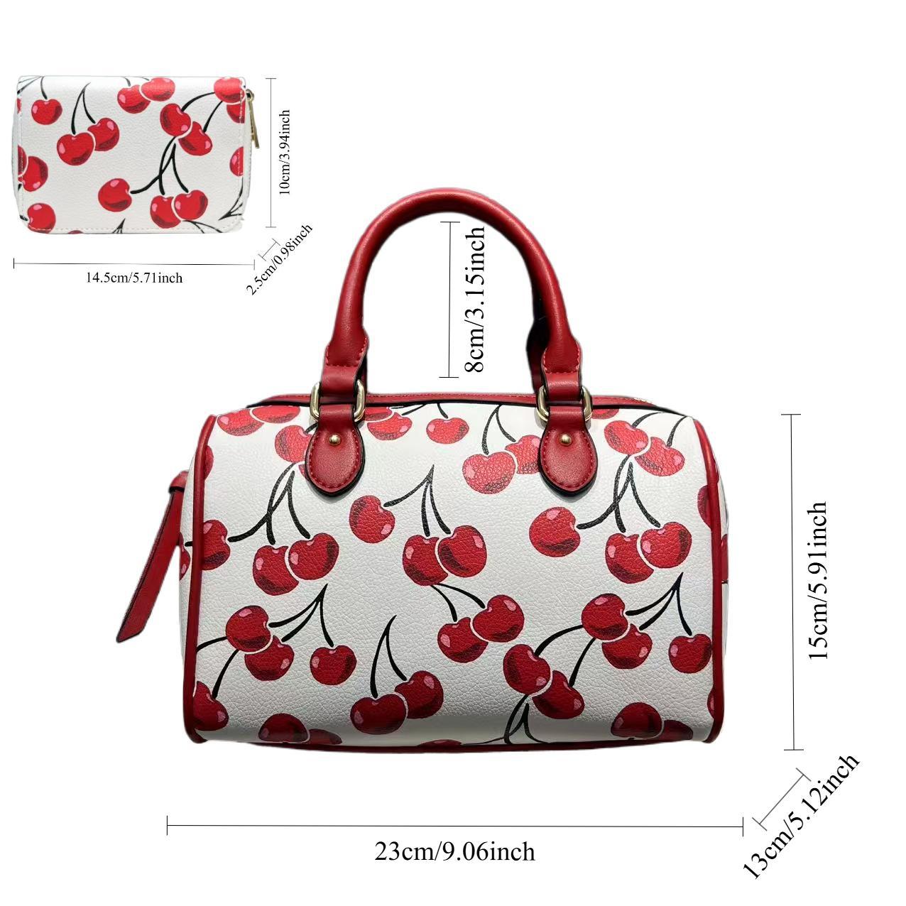 Women's Soft Leather Patchwork Handbag – Cute & Easy to Match Everyday Bag