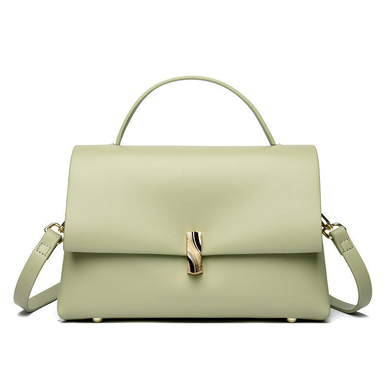 Women's Premium Gold Bar Lock Tote Bag – Luxury Statement Handbag