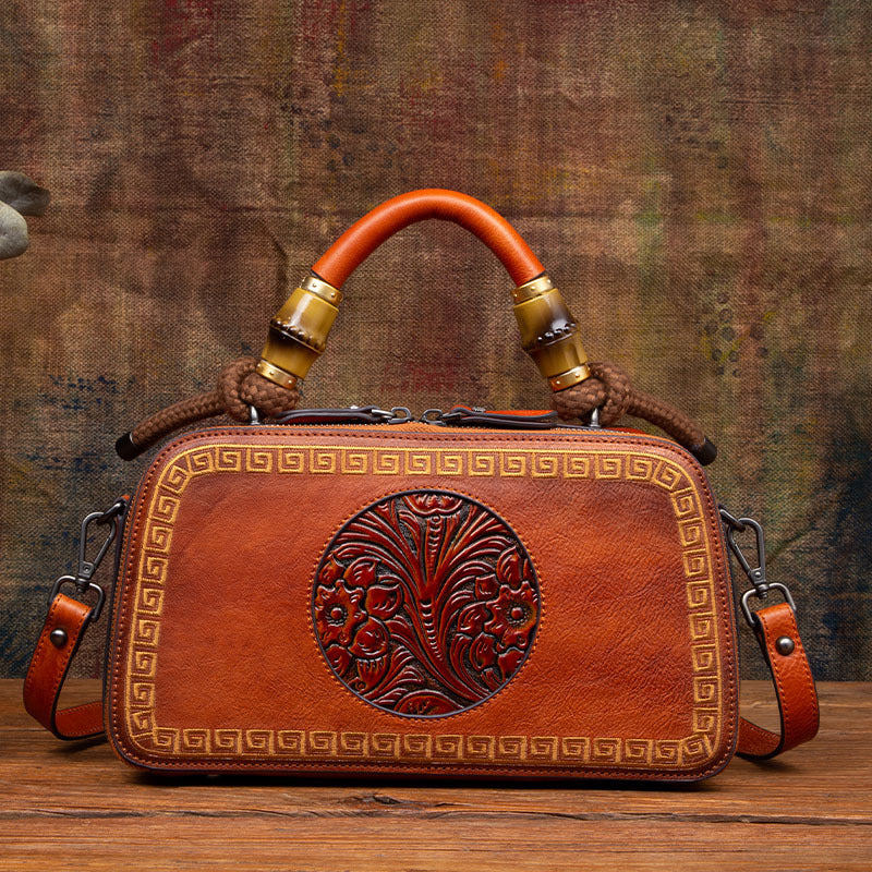 Women's Top Layer Cowhide Leather Bag – Premium Genuine Leather Handbag
