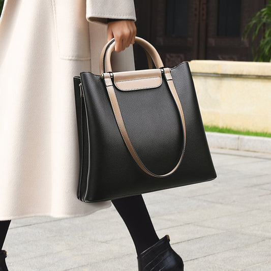 Women's Urban Textured Handbag – Simple Stylish Shoulder Bag for City Life